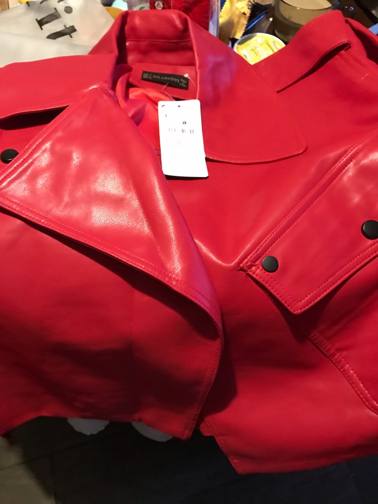 Stoere en stijlvolle faux leren jas-Leren Jassen-Calora-Zwart-S-Calora