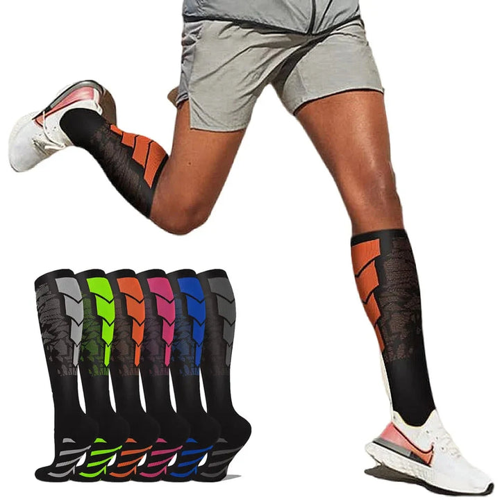Strivio | Comfortabele Compressie sokken - Unisex-Sportkleding & Accessoires-Calora-Roze-S/M-Calora