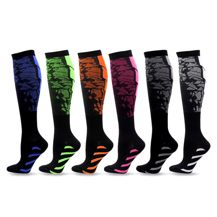 Strivio | Comfortabele Compressie sokken - Unisex-Sportkleding & Accessoires-Calora-Roze-S/M-Calora