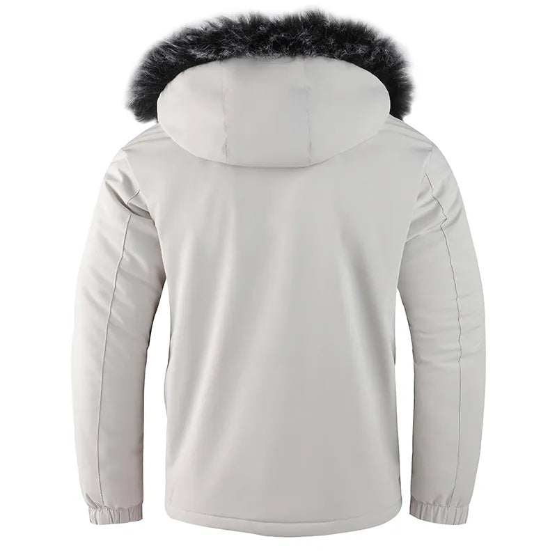 CALORA_ Strivio | Outdoor Ski Winterjas met bontkraag