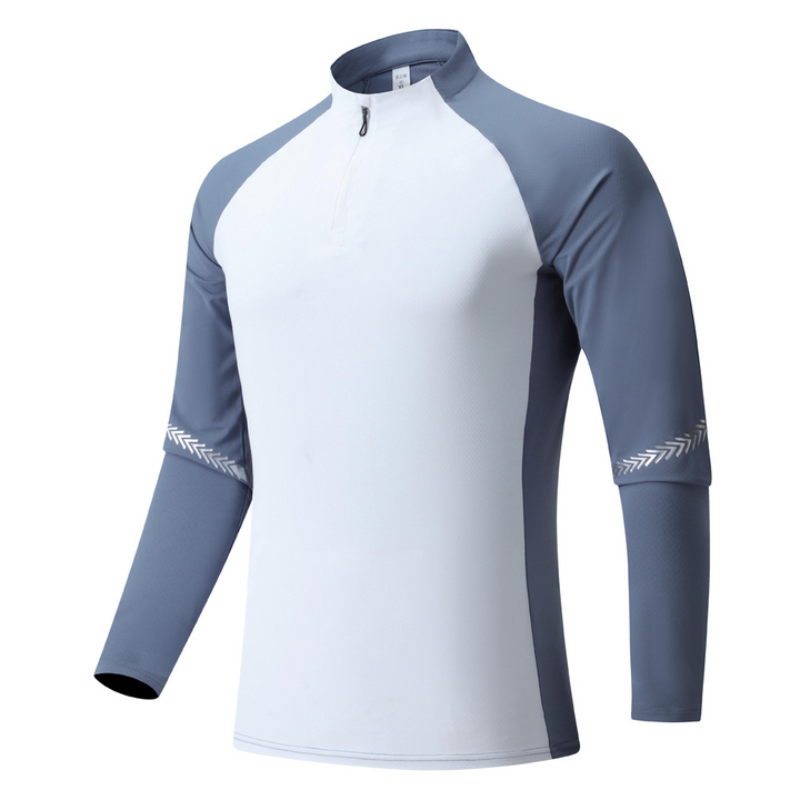CALORA_ Strivio | Stretch Sporttraining T-shirt met lange mouwen