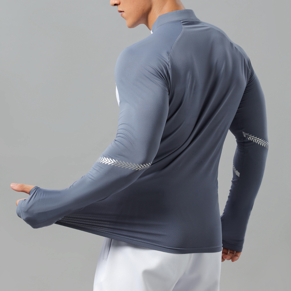 CALORA_ Strivio | Stretch Sporttraining T-shirt met lange mouwen