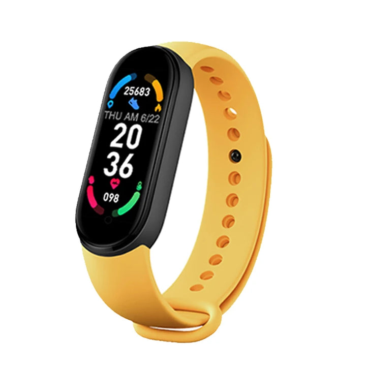 StrongPulse | Slimme Sporthorloge voor Volledige Gezondheidsmonitoring-Elektronica/Gadgets-Calora-Geel-Calora