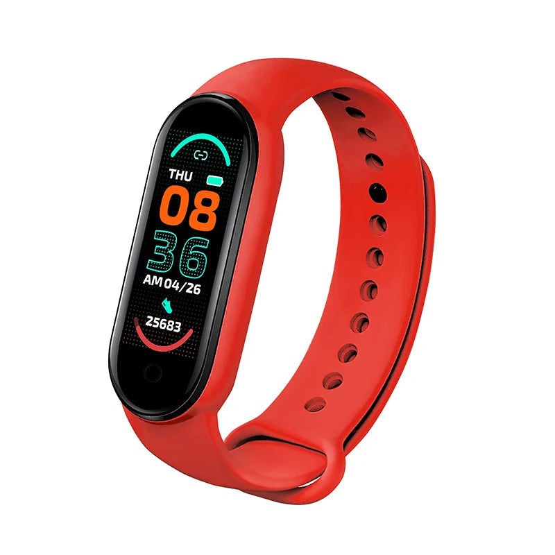 StrongPulse | Slimme Sporthorloge voor Volledige Gezondheidsmonitoring-Elektronica/Gadgets-Calora-Rood-Calora
