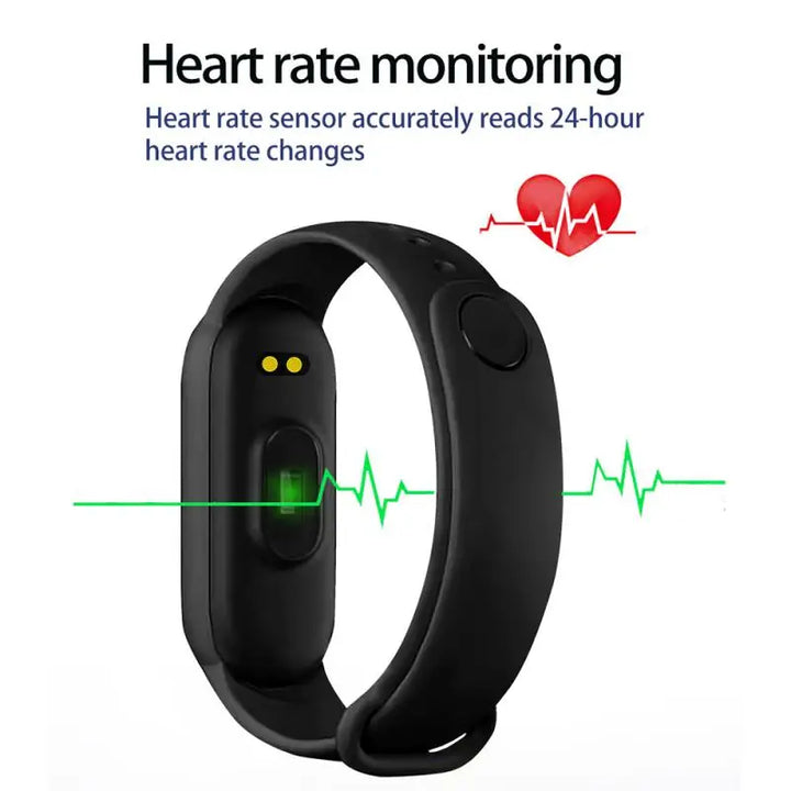 StrongPulse | Slimme Sporthorloge voor Volledige Gezondheidsmonitoring-Elektronica/Gadgets-Calora-Zwart-Calora