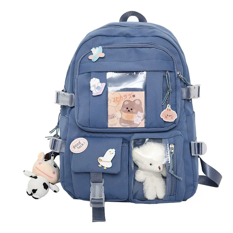 StudentBags | Hippe Modieuze School Rugzak - tot 15,6 inch - 45 x 30 x 15 cm-Elektronica/Gadgets-Calora-16 inch-Blauw-Calora
