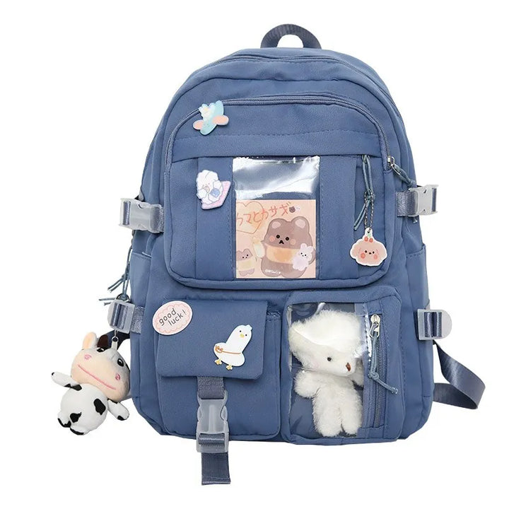 StudentBags | Hippe Modieuze School Rugzak - tot 15,6 inch - 45 x 30 x 15 cm-Elektronica/Gadgets-Calora-16 inch-Blauw-Calora