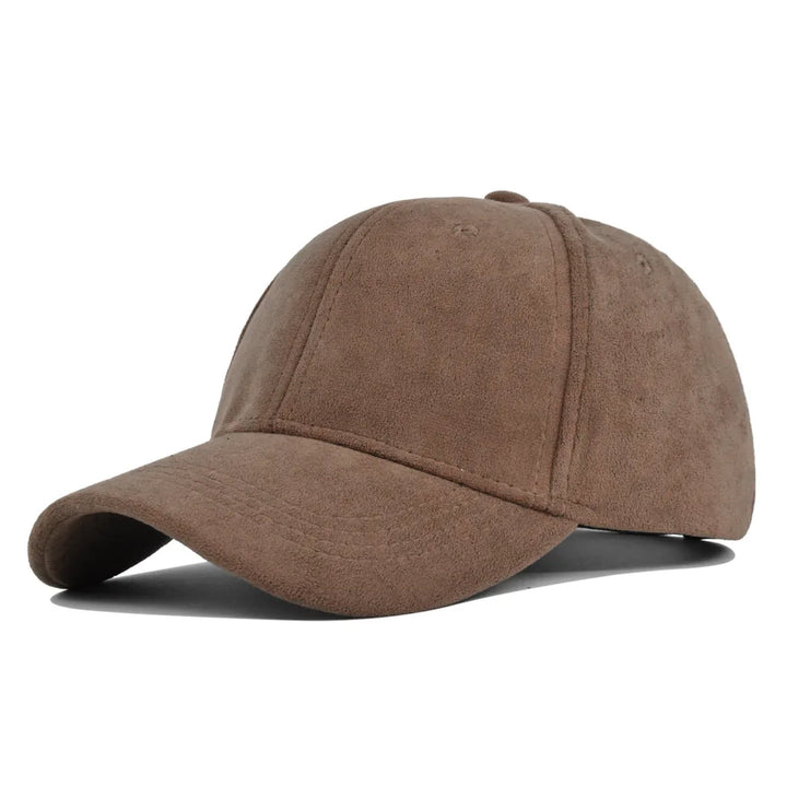 Suede Retro Baseball Verstelbare Snapback Pet-Petten-Calora-Bruin-Calora