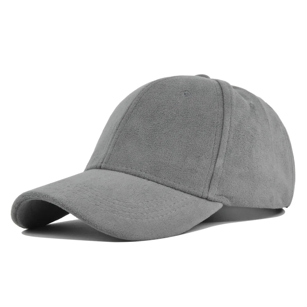 Suede Retro Baseball Verstelbare Snapback Pet-Petten-Calora-Grijs-Calora