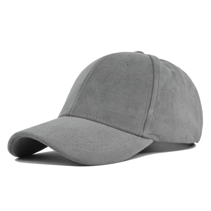 Suede Retro Baseball Verstelbare Snapback Pet-Petten-Calora-Grijs-Calora