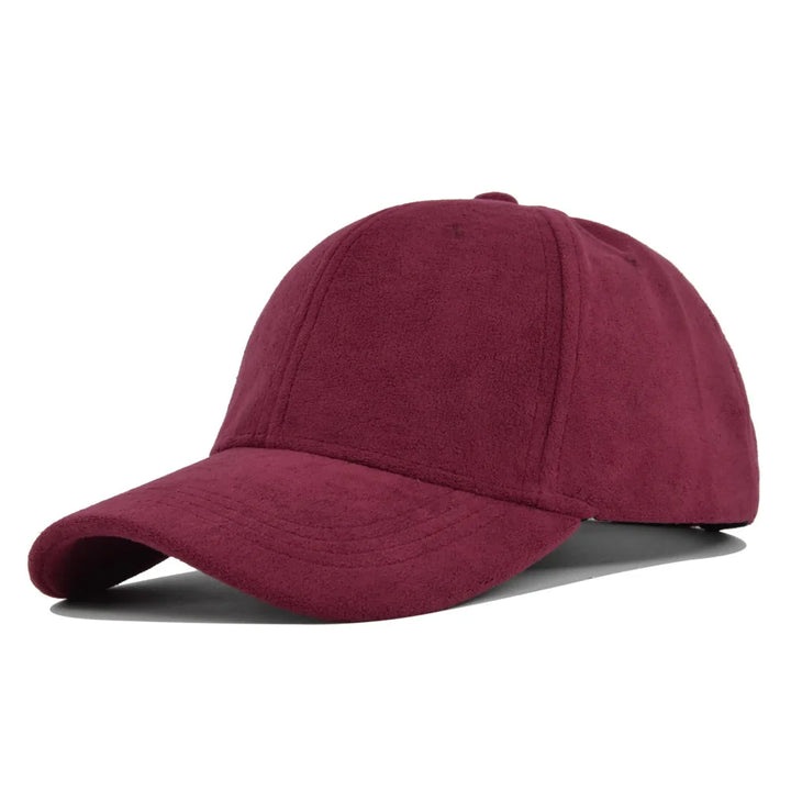 Suede Retro Baseball Verstelbare Snapback Pet-Petten-Calora-Rood-Calora