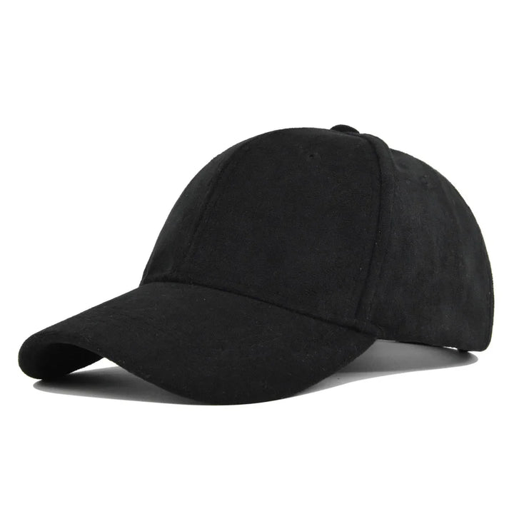 Suede Retro Baseball Verstelbare Snapback Pet-Petten-Calora-Zwart-Calora