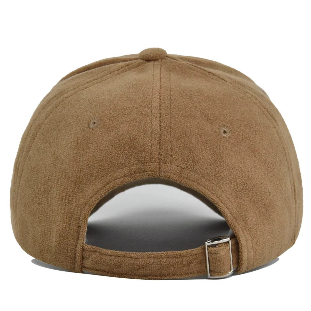 Suede Retro Baseball Verstelbare Snapback Pet-Petten-Calora-Zwart-Calora