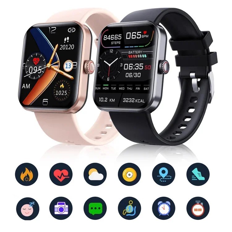 SyncWatch | Smart Watch voor Hartslag Waterdicht-Elektronica/Gadgets-Calora-Roze-Calora