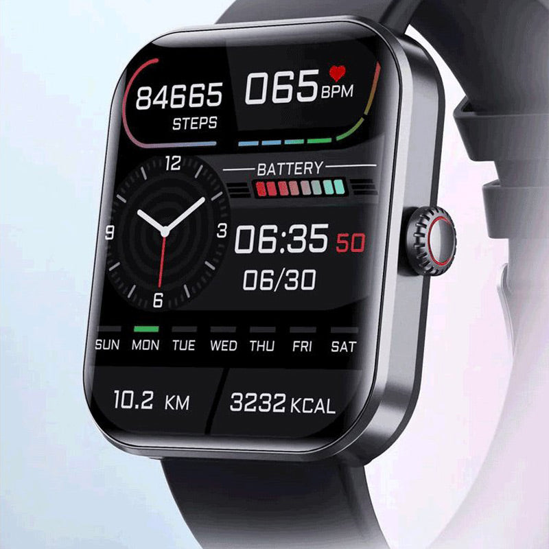 SyncWatch | Smart Watch voor Hartslag Waterdicht-Elektronica/Gadgets-Calora-Zwart-Calora