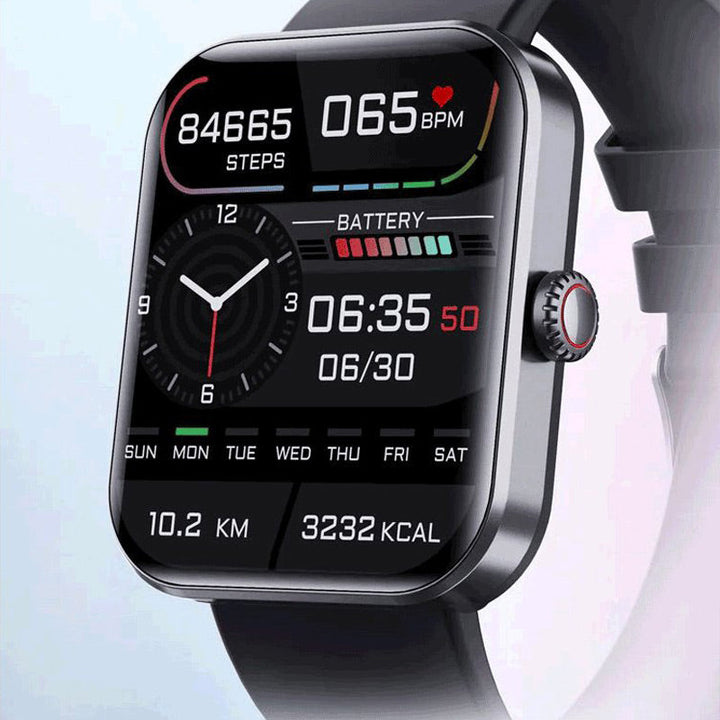 SyncWatch | Smart Watch voor Hartslag Waterdicht-Elektronica/Gadgets-Calora-Zwart-Calora