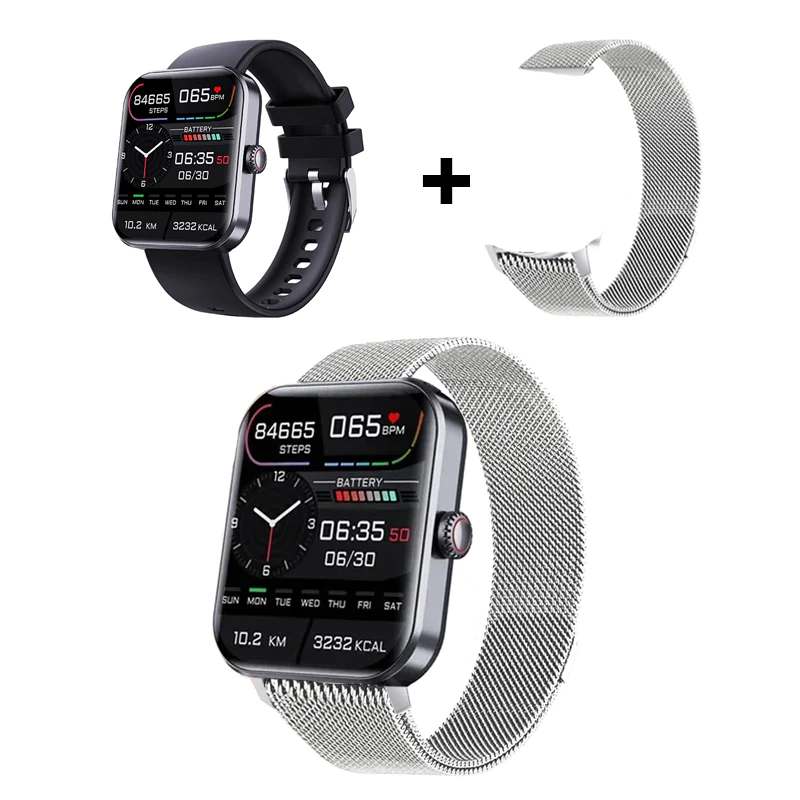 SyncWatch | Smart Watch voor Hartslag Waterdicht-Elektronica/Gadgets-Calora-Zwart-Calora
