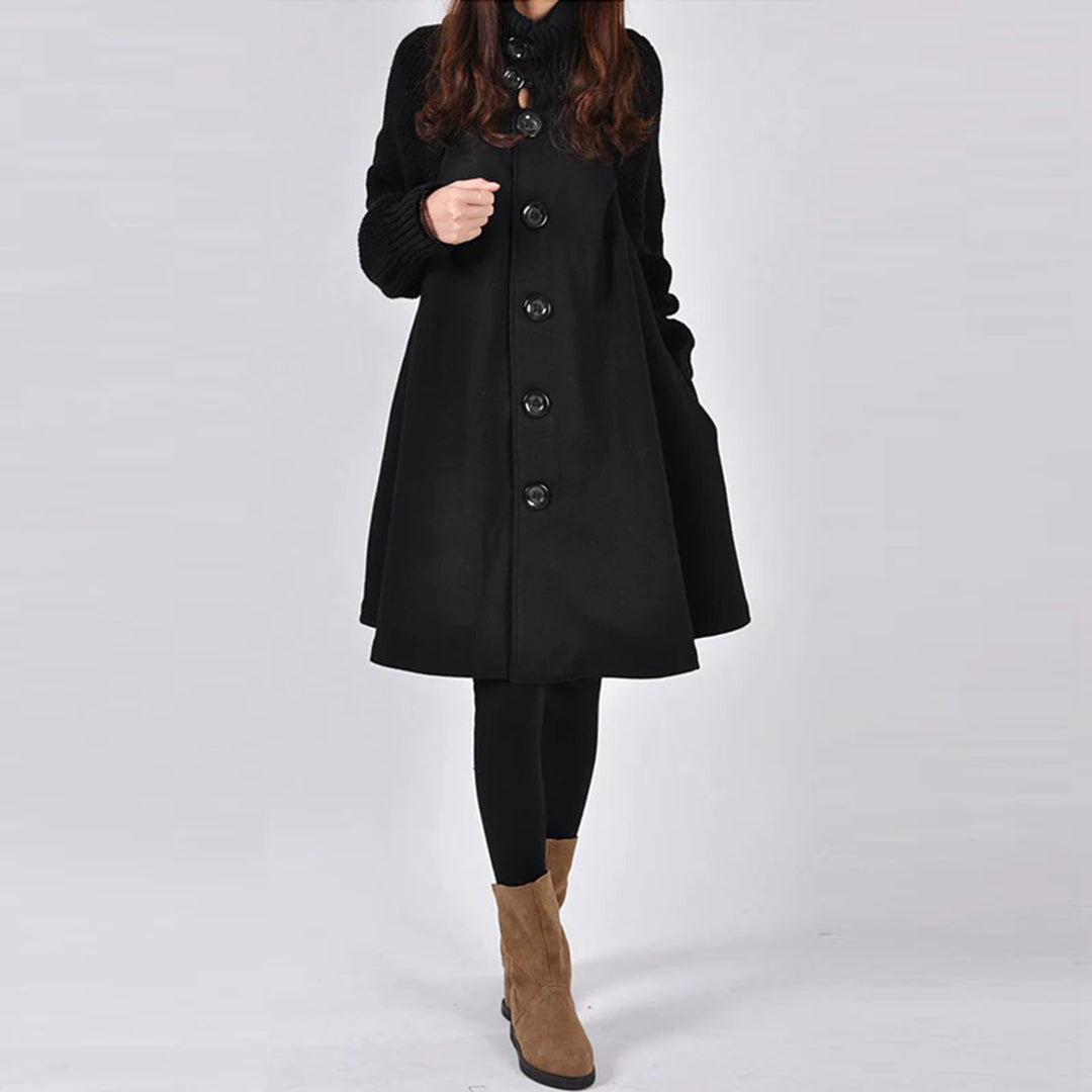 Taira | Warme Winterjas dames-Zomer Jassen-Calora-Zwart-M-Calora