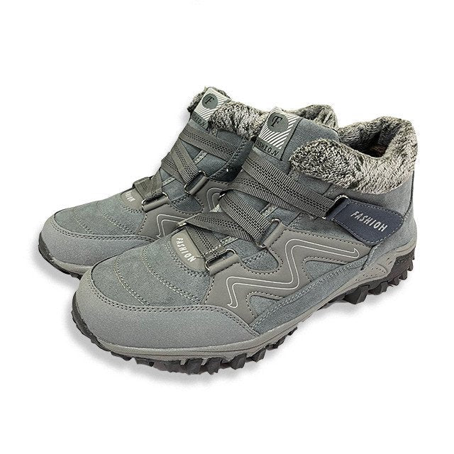 Thermische winterlaarzen voor dames-Laarzen-Calora-Zwart en rood-VS: 5-5,5 / EU: 35-Calora