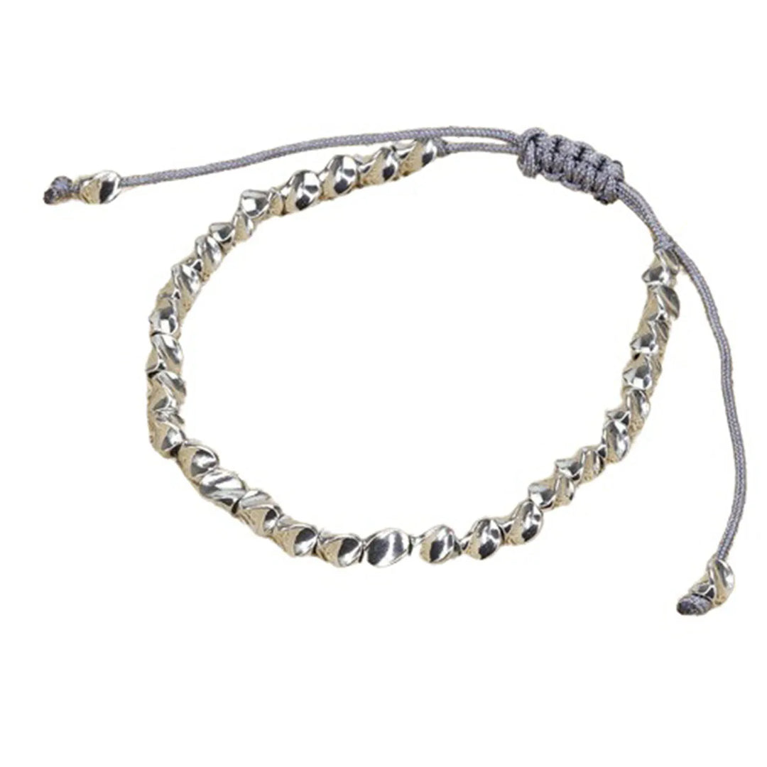 Tibetaanse Gevlochten kralen Koperen Beschermingsarmband voor geluk-Armbanden-Calora-Zilver-Calora