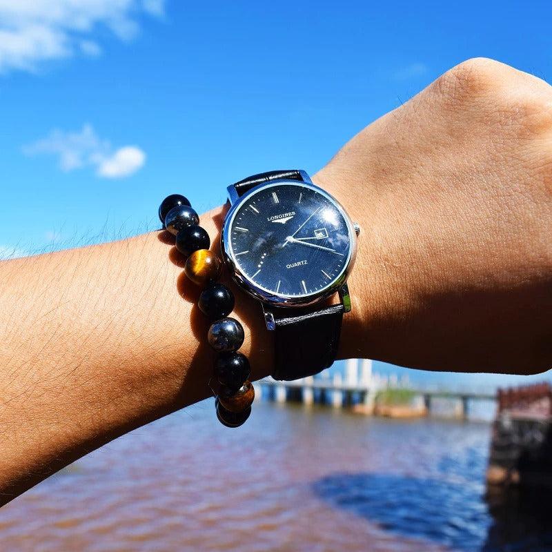 Tiger Eye | Beschermingsarmband van Kralen voor heren-Armbanden-Calora-6mm-Calora