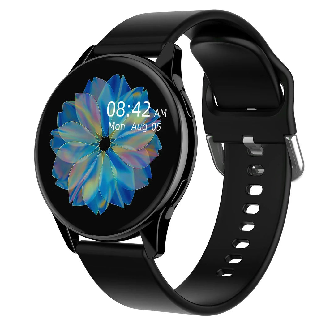 Timora Active 2 | Dames Bluetooth Smartwatch met Hartslag- en Bloeddrukmonitor-Elektronica/Gadgets-Calora-Zwart-Calora