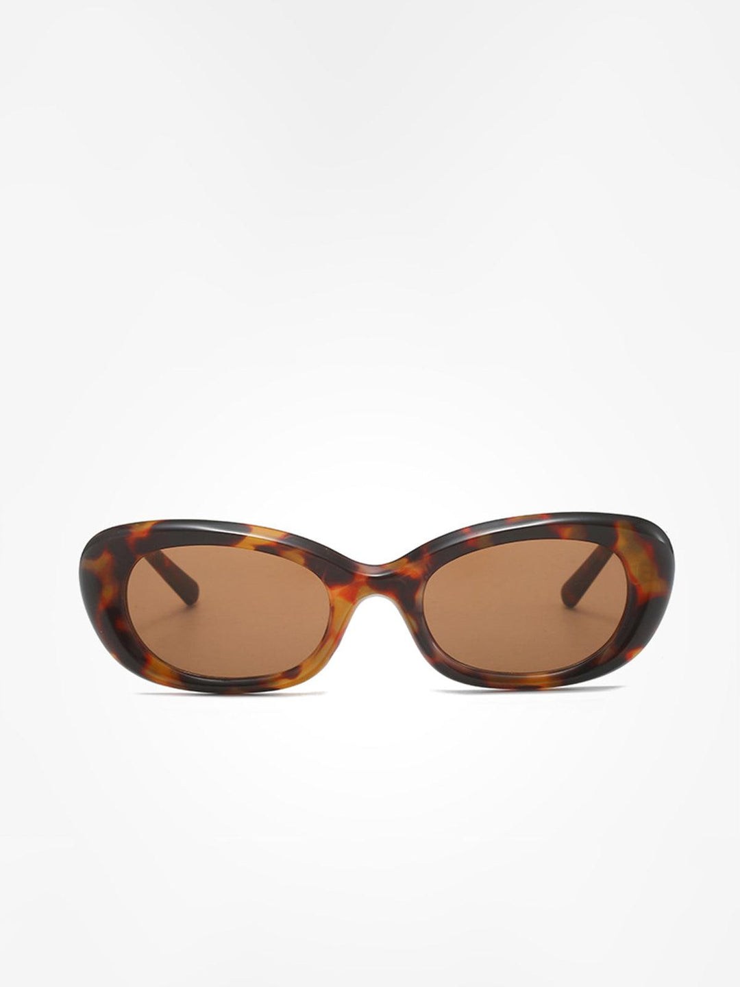 Tortoiseshell Ronde Zonnebril - Duurzaam en Stijlvol-Elektronica/Gadgets-Calora-Bruin-Eén maat-Calora