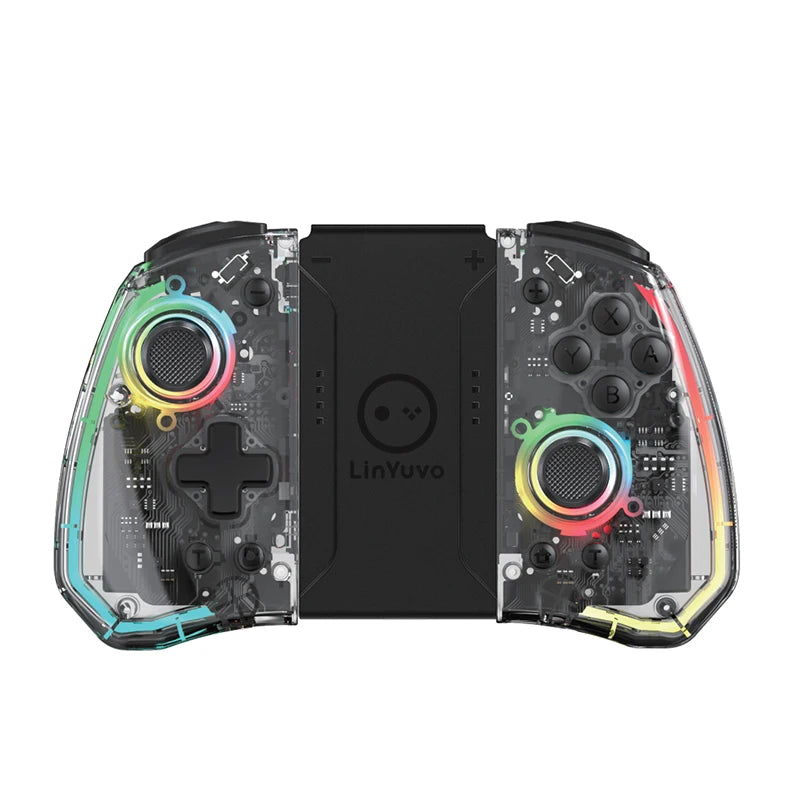 Transparante Draadloze Controller Joy-pad met LED voor Nintendo Switch-Elektronica/Gadgets-Calora-Transparant-Calora
