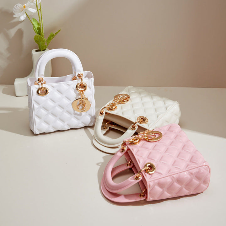 CALORA_ Trendy Barbie Jelly Mini Crossbody Handtas - 170x80x150mm