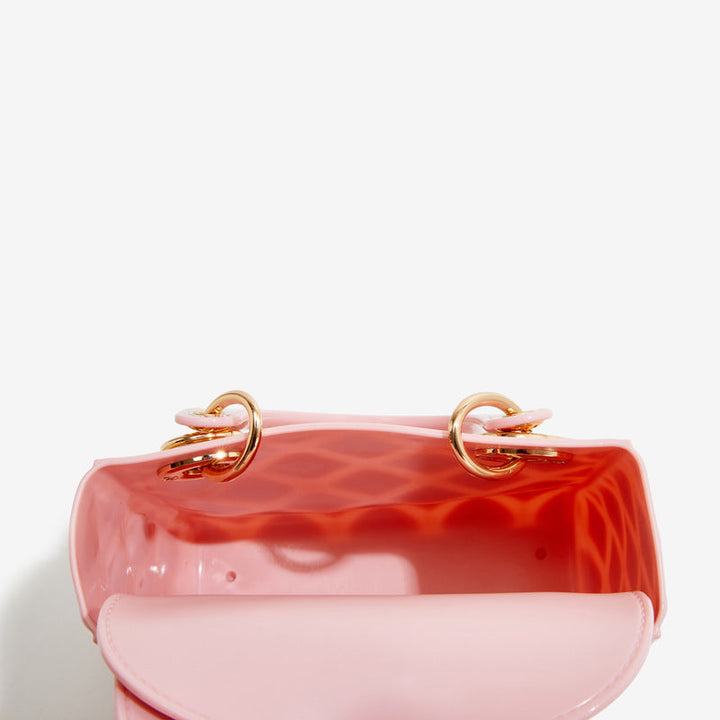 CALORA_ Trendy Barbie Jelly Mini Crossbody Handtas - 170x80x150mm