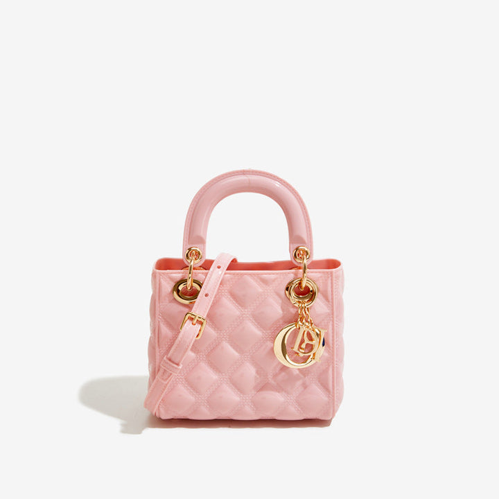 CALORA_ Trendy Barbie Jelly Mini Crossbody Handtas - 170x80x150mm