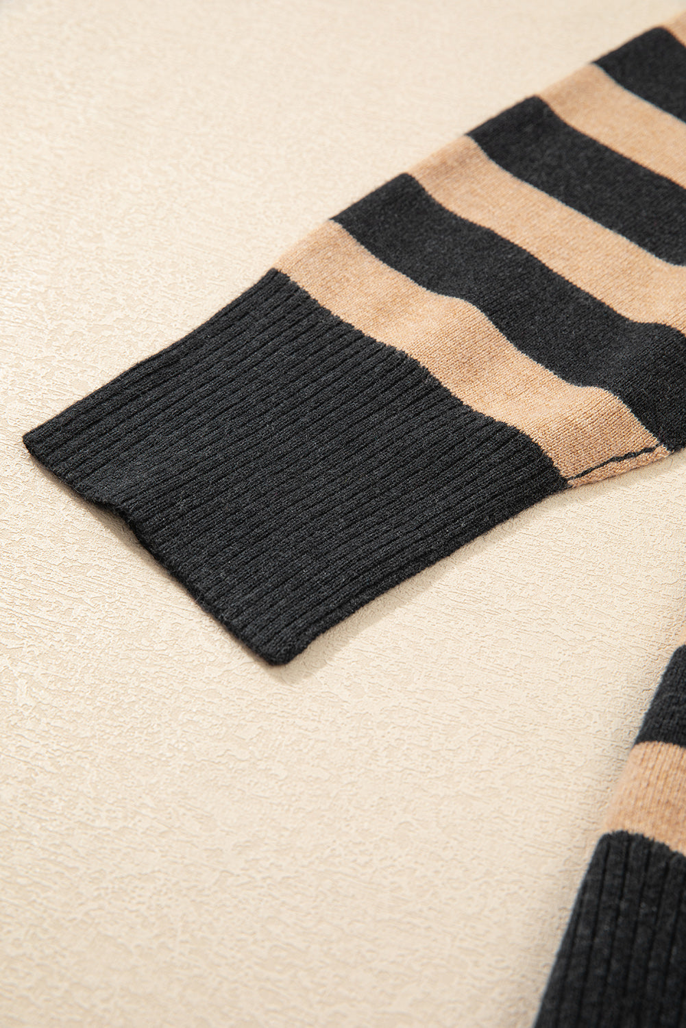 CALORA_ Trendy Casual Pullover Sweater met Lange Mouwen en Streeppatroon voor Dames