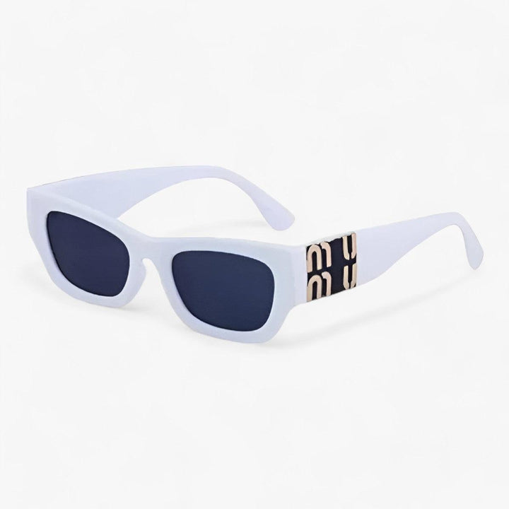Trendy Cat Eye Dameszonnebrillen | Mode en UV-bescherming in Één-Elektronica/Gadgets-Calora-wit zwart-Calora