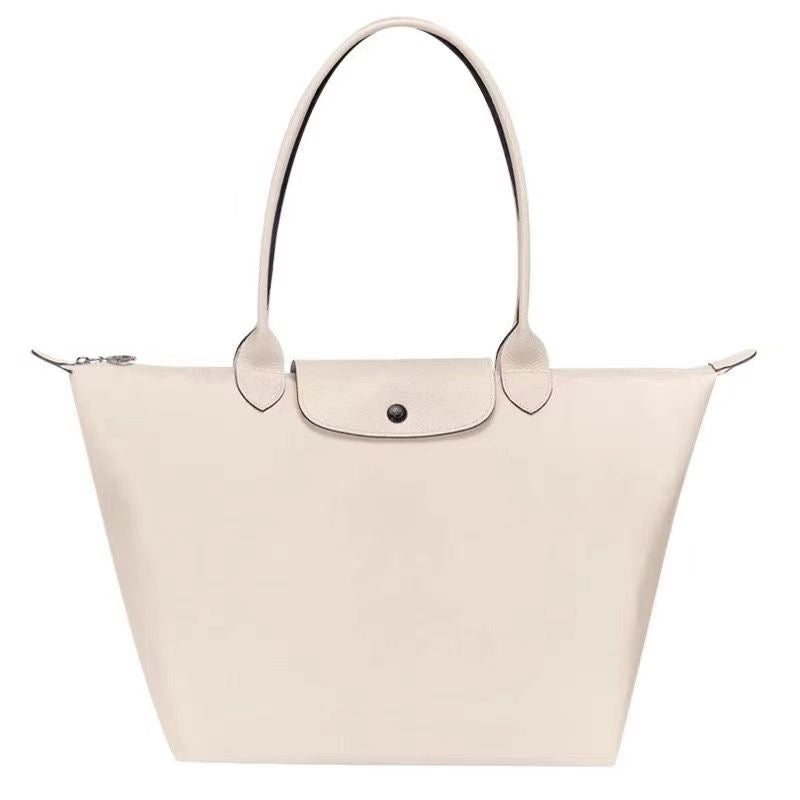Trendy Grote Schoudertas voor vrouwen-Handtassen-Calora-Beige-44x30x18cm-Calora