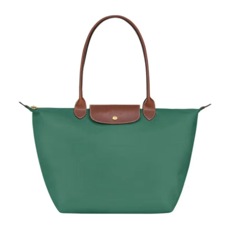 Trendy Grote Schoudertas voor vrouwen-Handtassen-Calora-Groen-44x30x18cm-Calora
