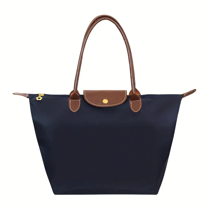 Trendy Grote Schoudertas voor vrouwen-Handtassen-Calora-Marineblauw-44x30x18cm-Calora