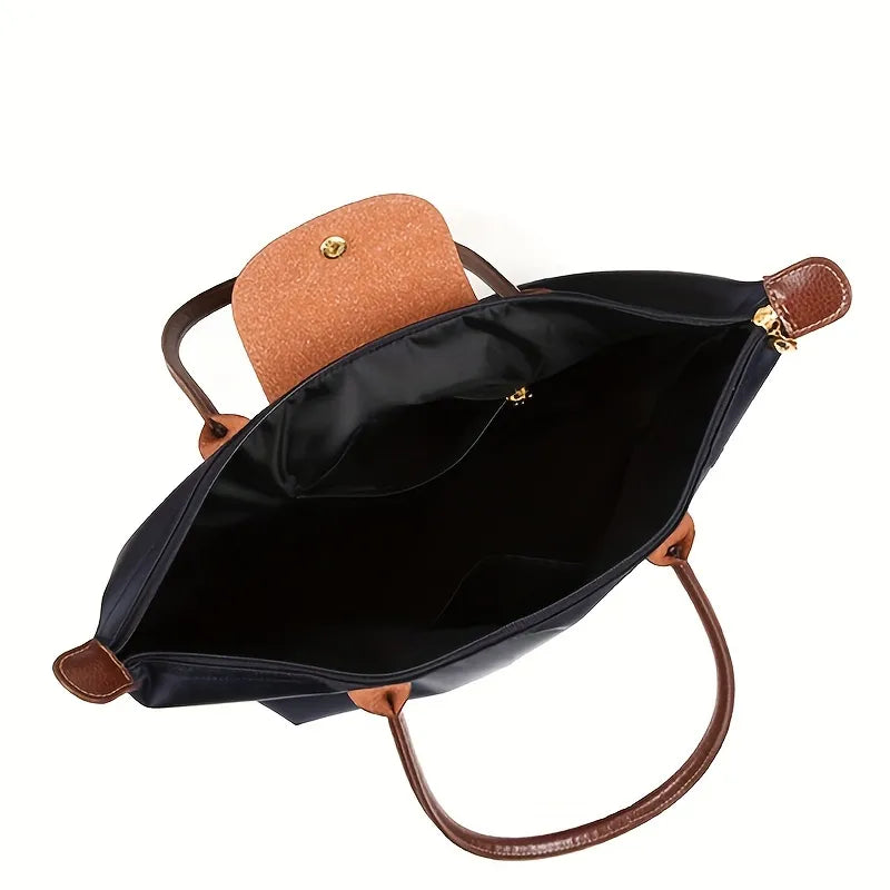 Trendy Grote Schoudertas voor vrouwen-Handtassen-Calora-Zwart-44x30x18cm-Calora