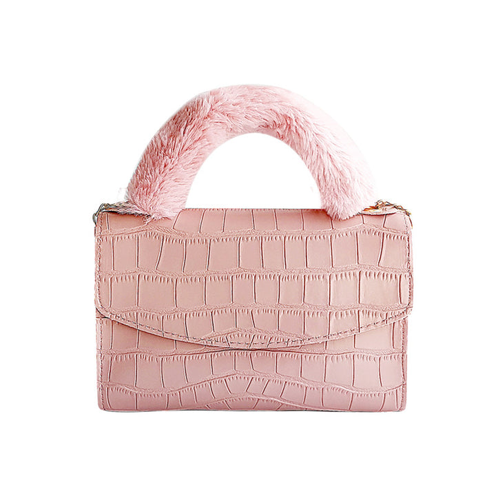 CALORA_ Trendy Kleine Vierkante PU Handtas met print voor Dames