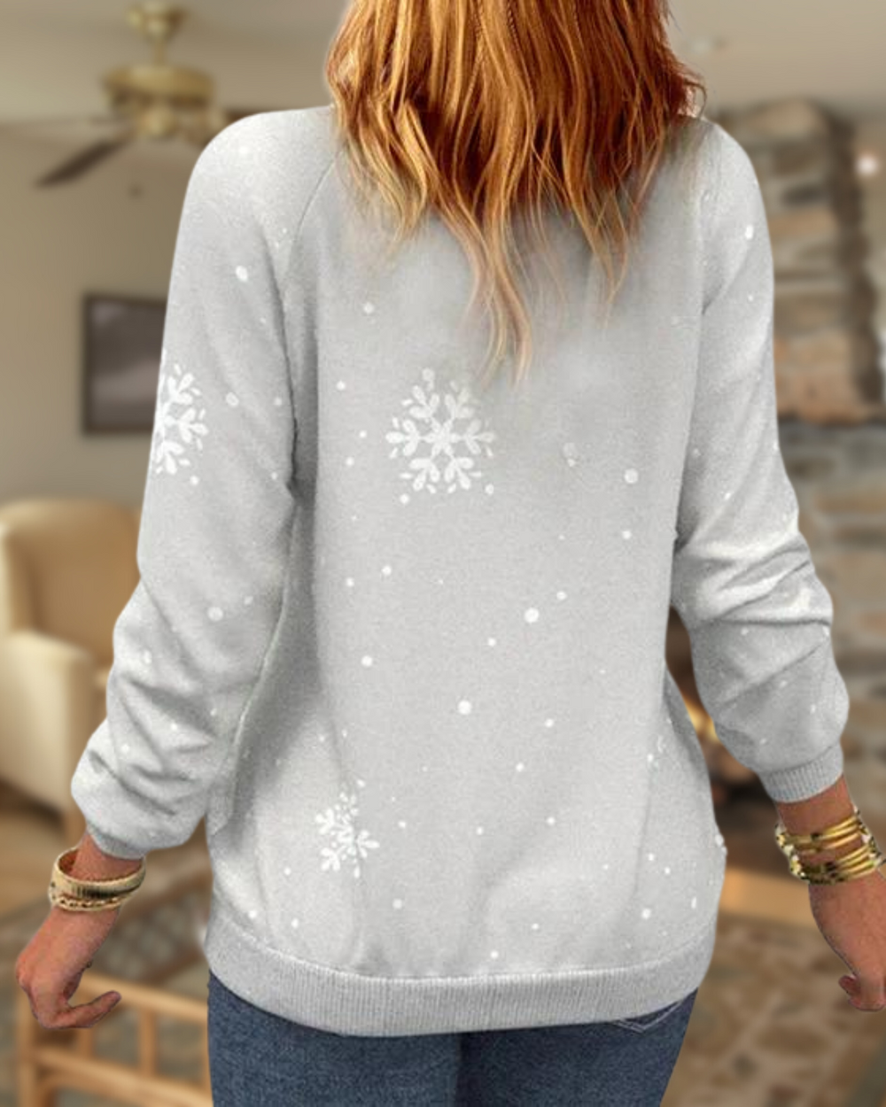 Twinkel | Elegante warme winter Kerst Trui Capuchon-Sweaters-Calora-S-Calora