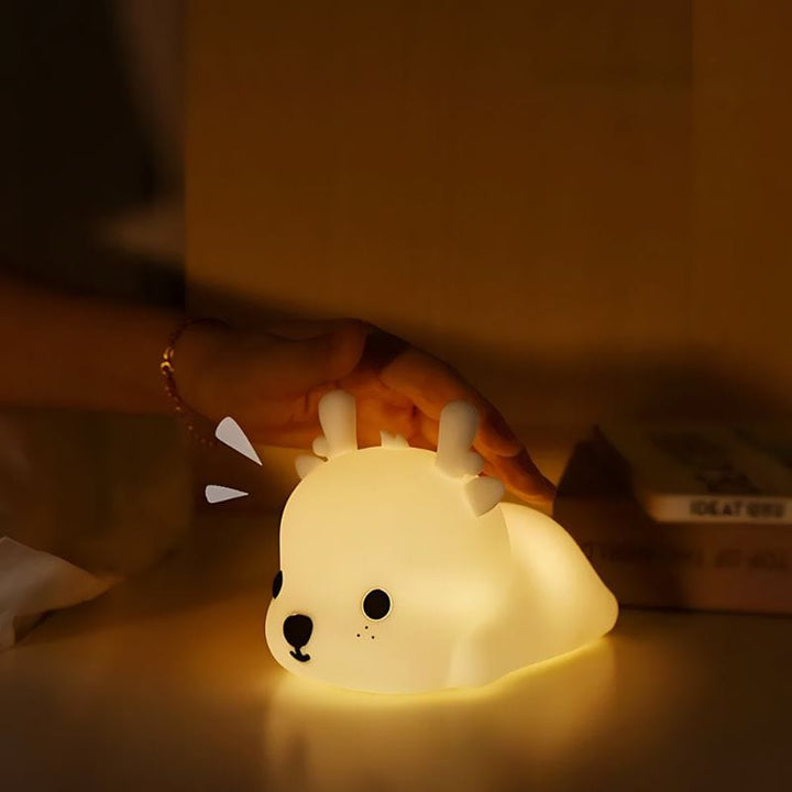CALORA_ Twinkly | Rustgevende Herten Nachtlamp voor Baby's voor Dromerige Nachten