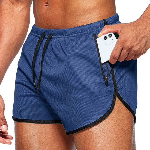 Tyler | Moderne Fitness Shorts-Sportkleding & Accessoires-Calora-Blauw-XXXL-Calora