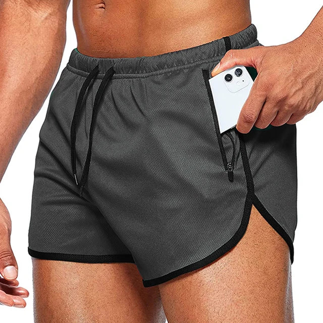 Tyler | Moderne Fitness Shorts-Sportkleding & Accessoires-Calora-Grijs-XXXL-Calora