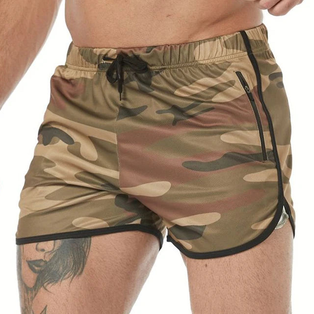 Tyler | Moderne Fitness Shorts-Sportkleding & Accessoires-Calora-Khaki-XXXL-Calora