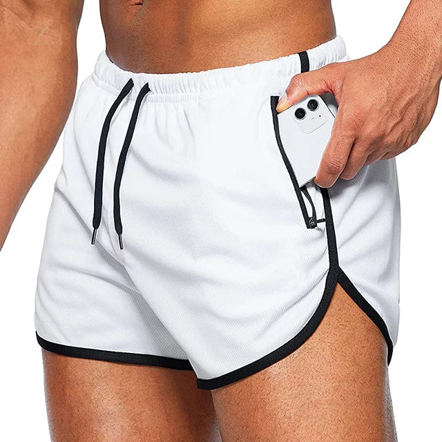 Tyler | Moderne Fitness Shorts-Sportkleding & Accessoires-Calora-Wit-XXXL-Calora