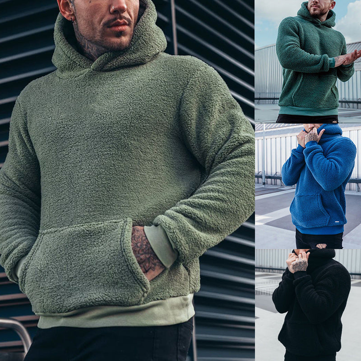 CALORA_ Ultrazachte Pluche Hoodie