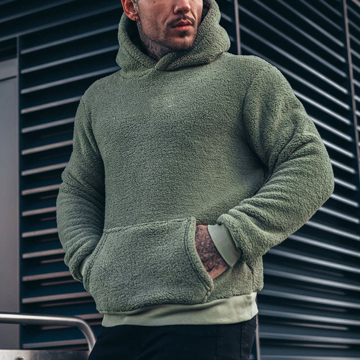 CALORA_ Ultrazachte Pluche Hoodie