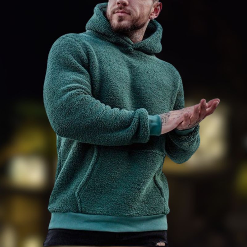 CALORA_ Ultrazachte Pluche Hoodie