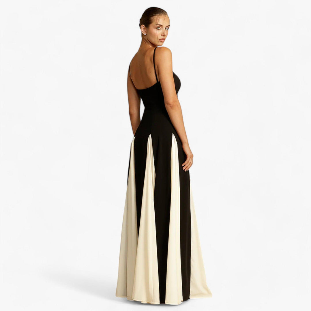 Unieke Elegante Lange en verfijnde maxi Jurk-Zomer Jurken-Calora-S-Calora