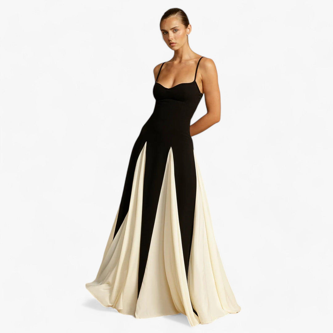 Unieke Elegante Lange en verfijnde maxi Jurk-Zomer Jurken-Calora-S-Calora