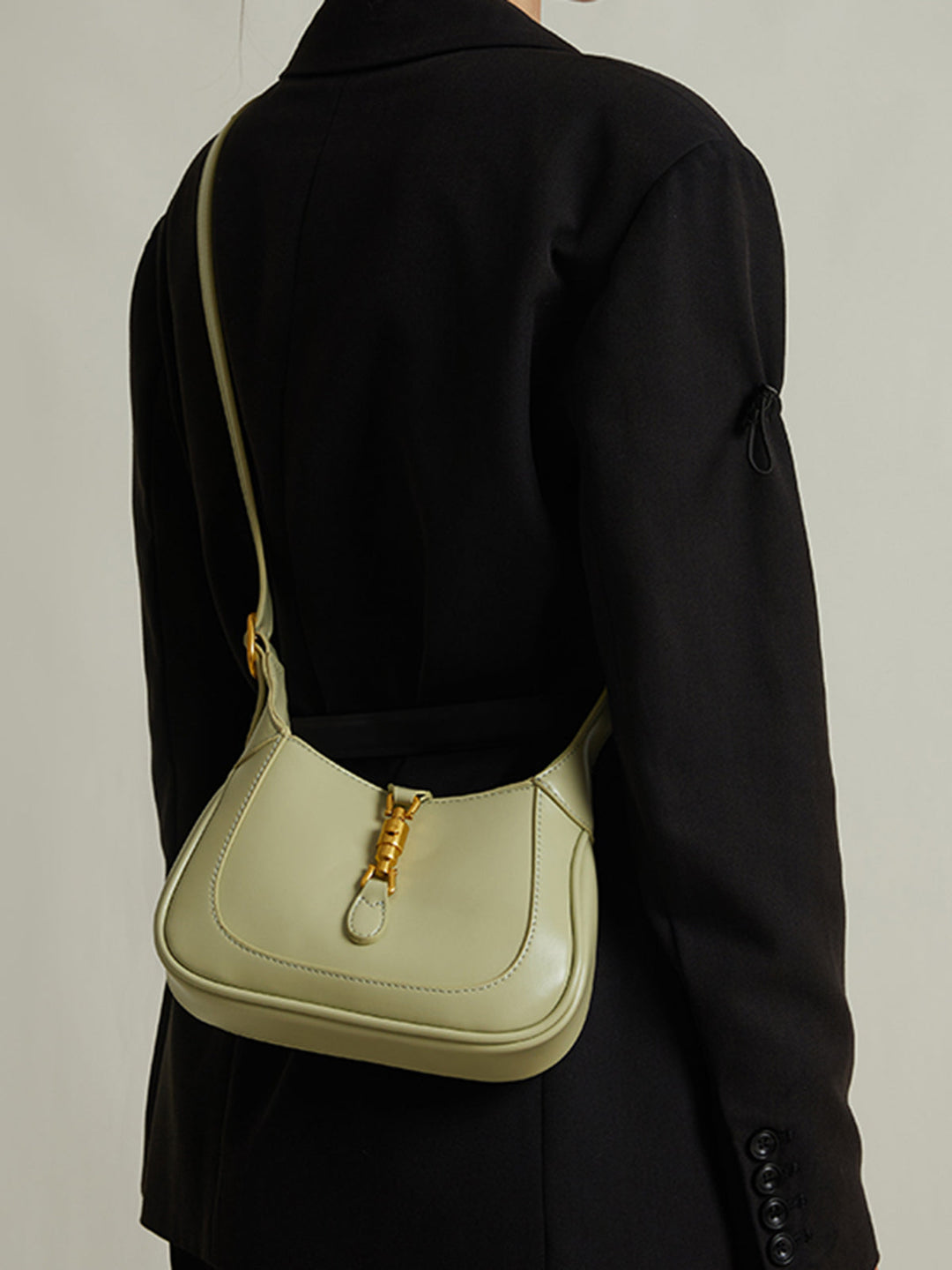 Utility Tweezijdige Luxe Handtas-Handtassen-Calora-Lichtgroen-Calora